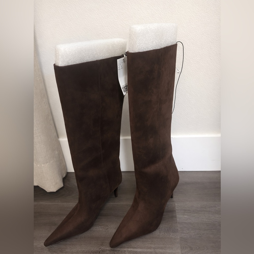 H&M Chocolate Over the Knee Boots